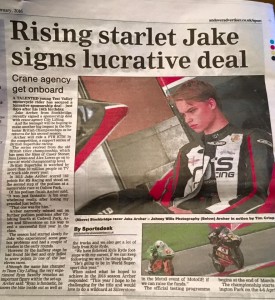 Jake Archer press release Andover Advertiser