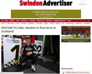 Charlie Nesbitt Swindon Advertiser June 2016