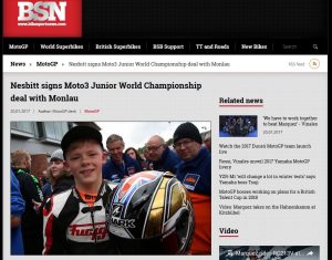 Charlie Nesbitt signs for Monlau in Moto3 JWC