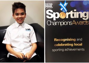 Charlie Atkins Hull Daily Mail Sporting Champions Award 2017