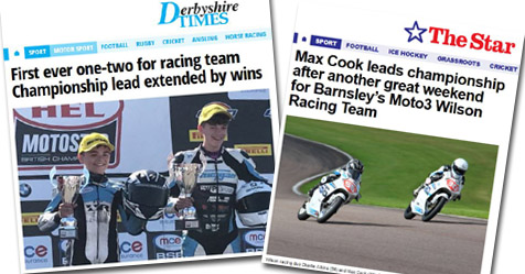 Wilson Racing newspaper reports Thruxton 2017