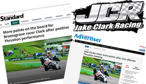 Motostar Jake Clark Thruxton 2017 press articles