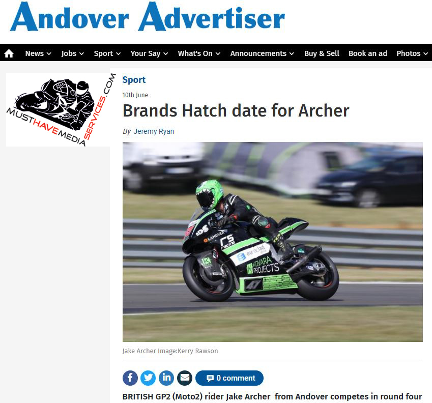 Andover Advertiser Jake Archer BHGP preview 2019